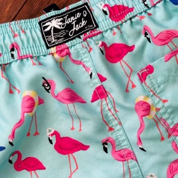 Janie and Jack Boys Size 4 Lot of 6 - 5 Shorts & 1 Swim Trunk - Picture 15 of 16